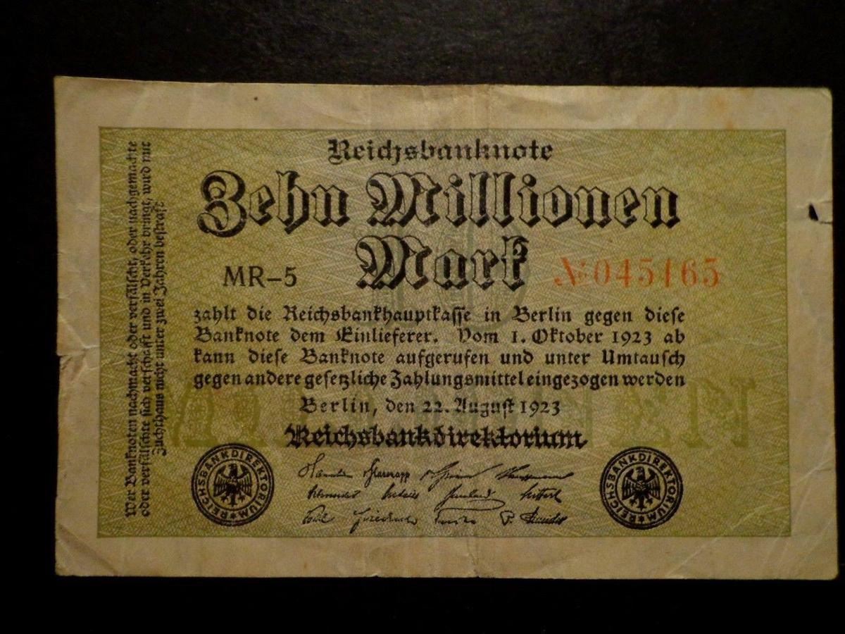 Vintage-1923-German-Banknote-Zehn-Millio
