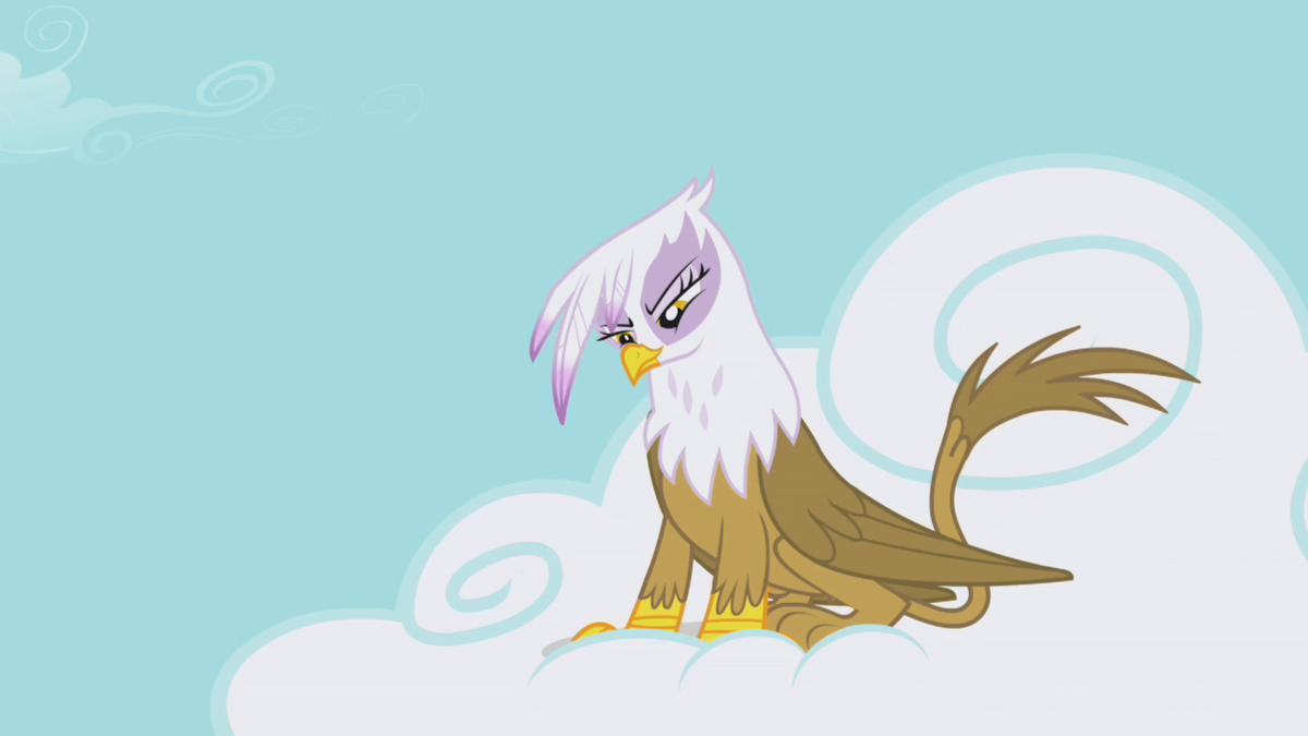 Gilda on cloud evil stare S1E05