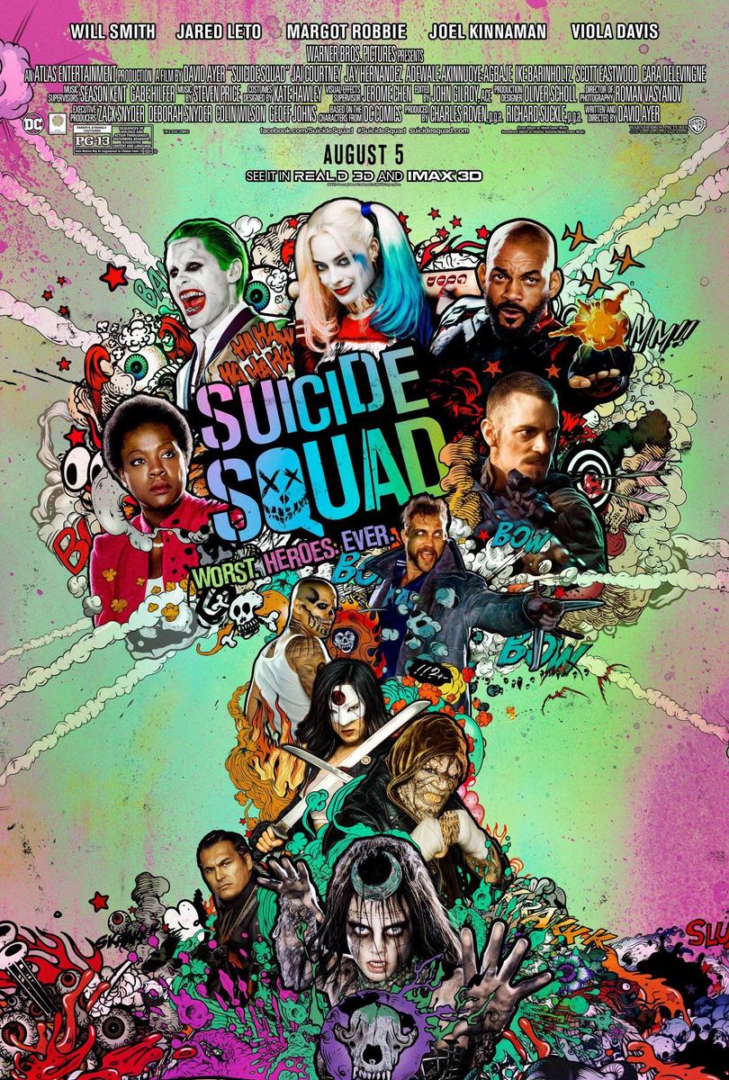 suicide squad movie 2016 poster