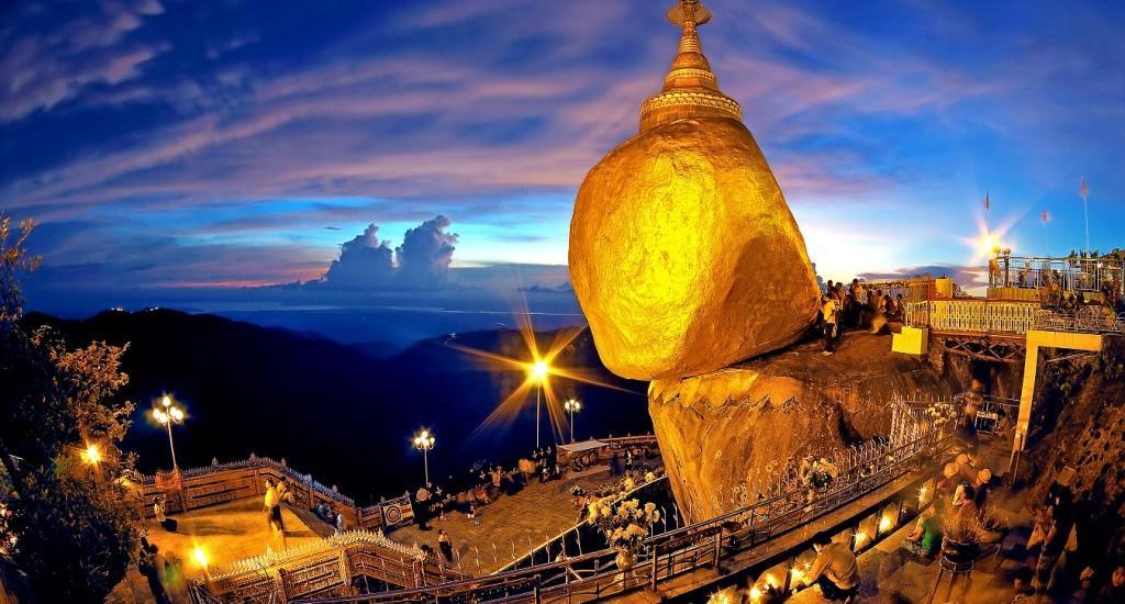 Kyaikhteeyo-Pagoda-Golden-Rock-Myanmar-1