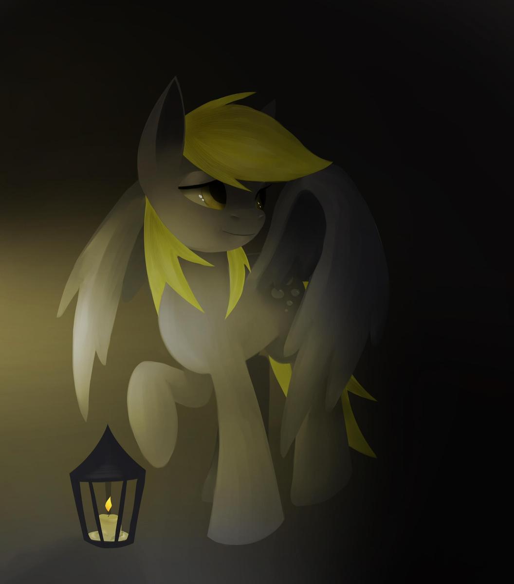  mlp  derpy in the dark by twistedmindpo