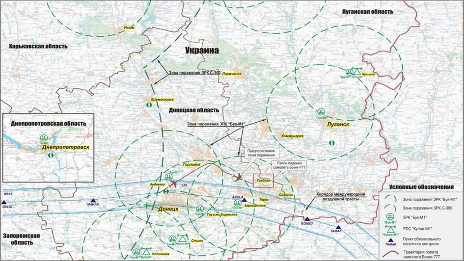 Russia-MH17-Route-Map