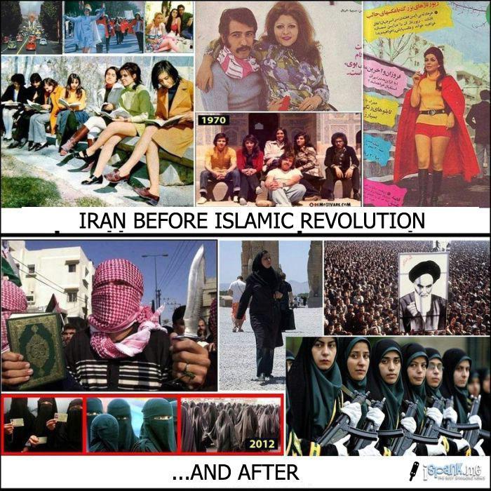 Iran was a liberate muslim country befor