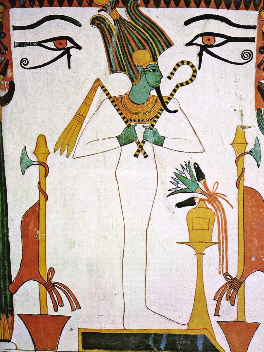Detail aus dem Grab des Sennudjem