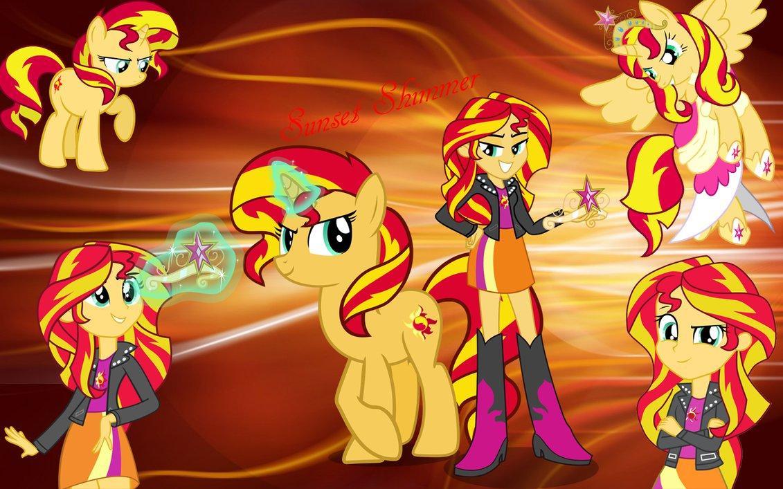 sunset shimmer poster by watermane2000-d