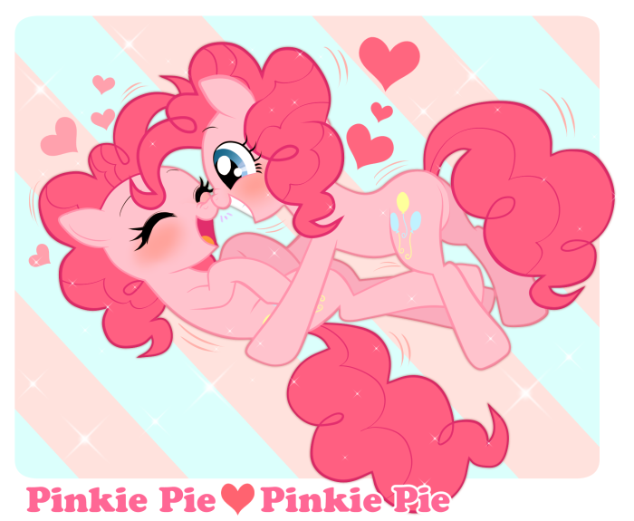 662745 safe pinkie 2Bpie lesbian duality