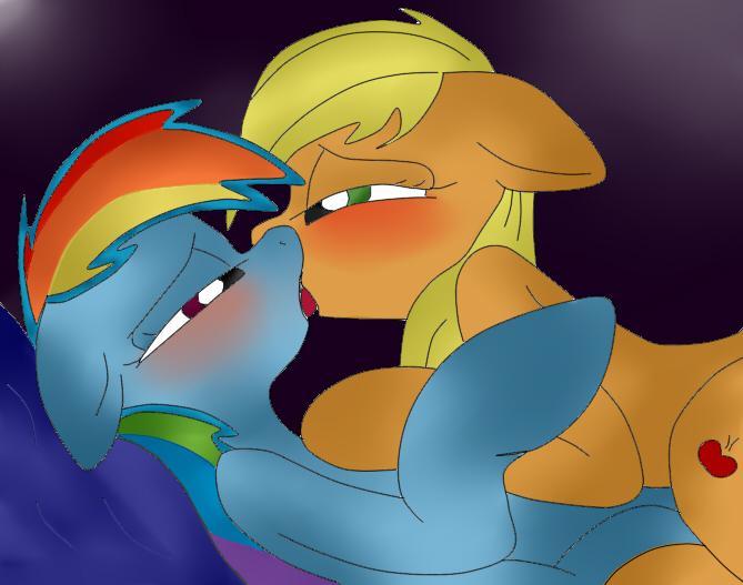 526539 rainbow dash applejack shipping s