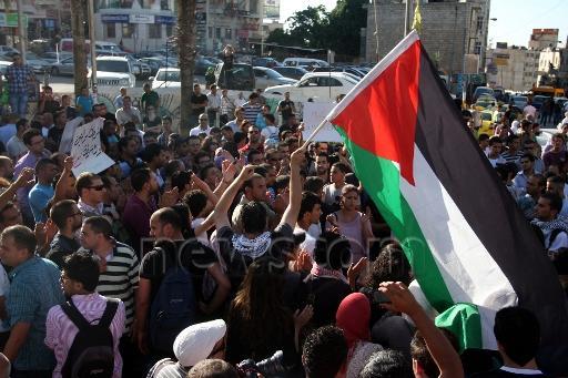 zuma ramallah demonstration