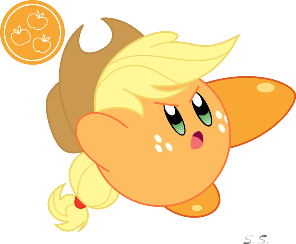 kirby applejack by silver soldier-d5axma