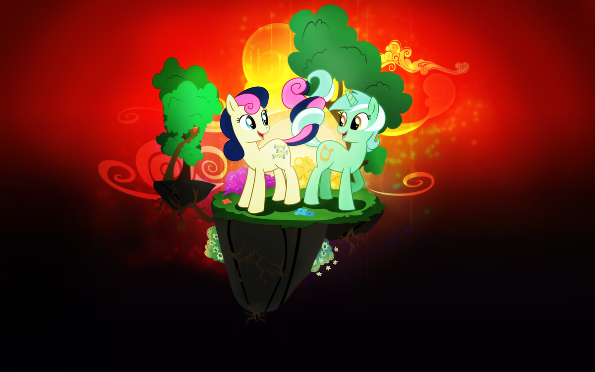 the smile of you   lyra and bonbon by vi
