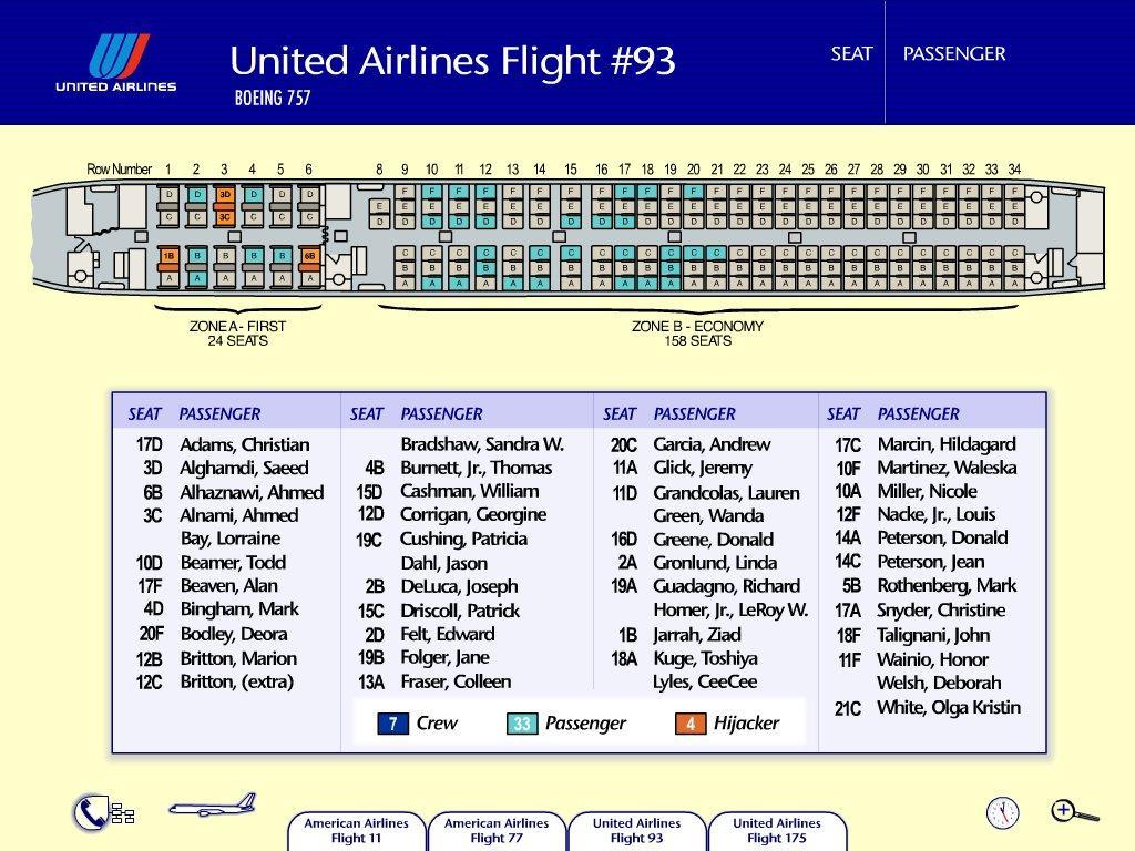 ua93 seating fbi