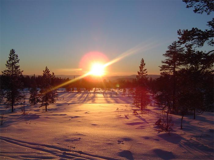 Winter in Schweden