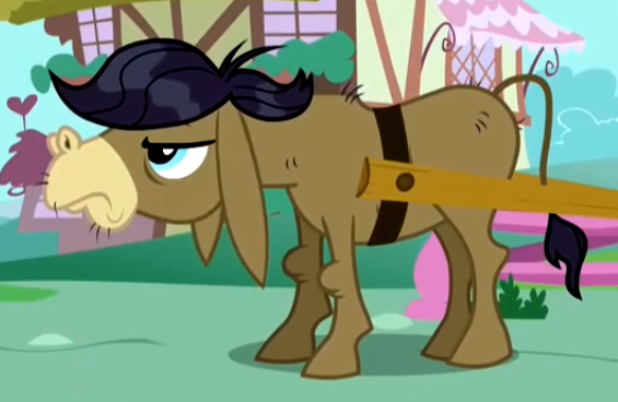 Cranky Doodle Donkey in Ponyville S2E18