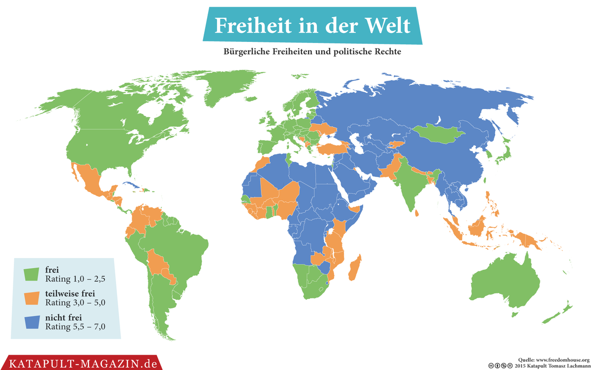 Freedom House Karte   