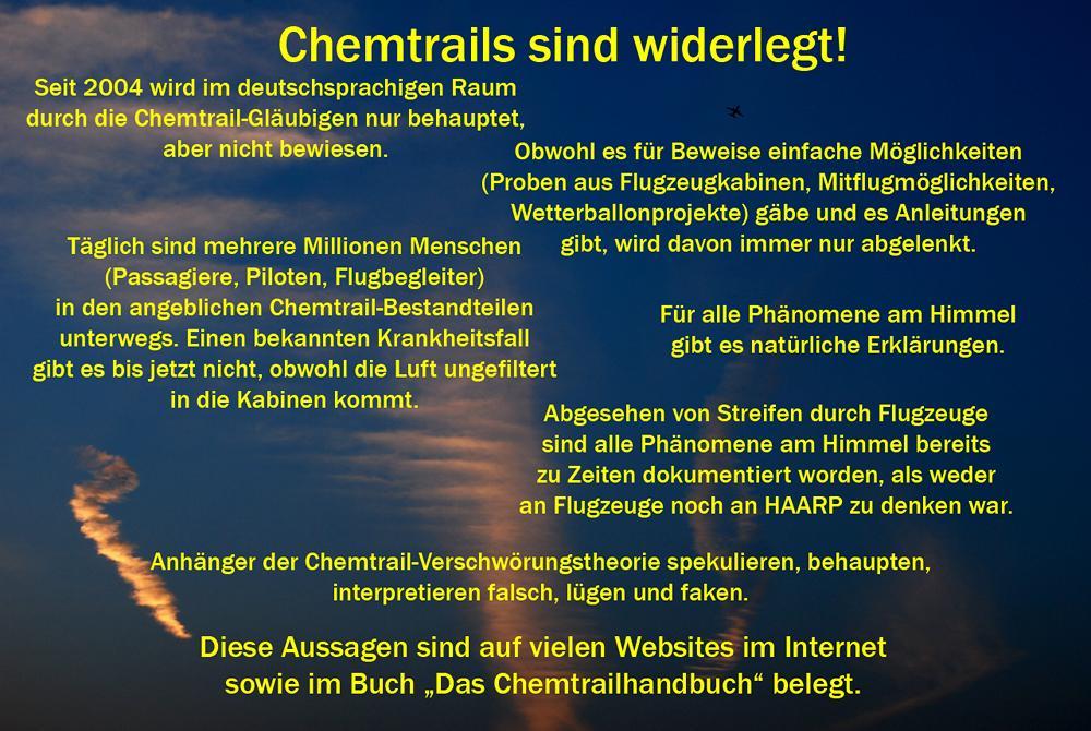 chemtrails widerlegt