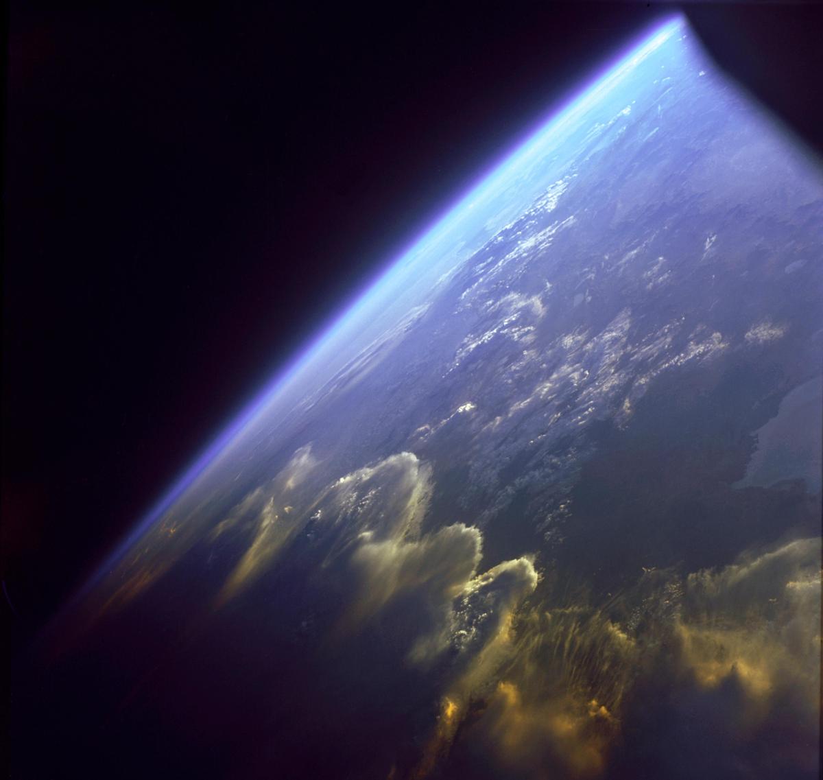 Andes Mountains as seen from Gemini 7 - 