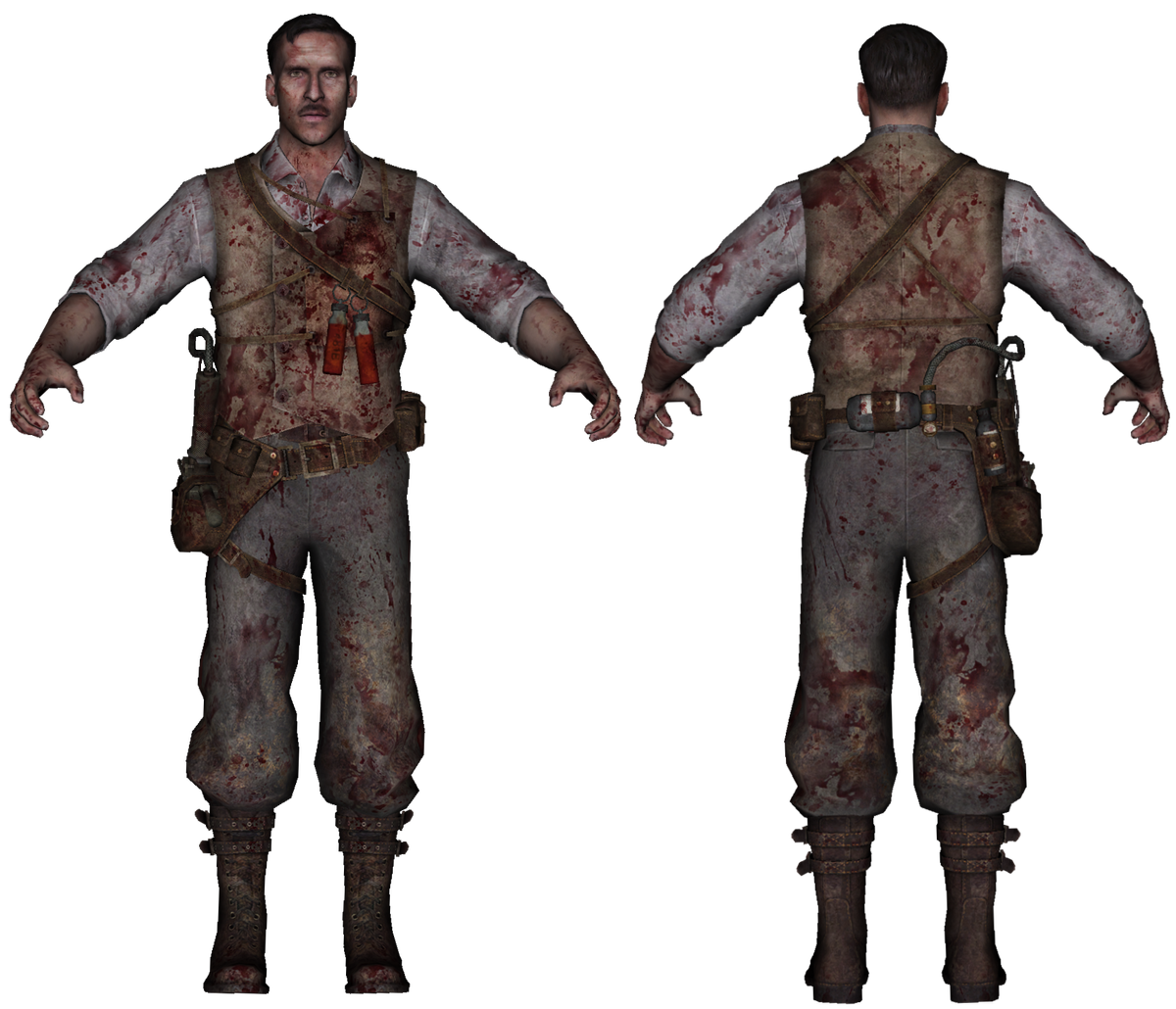 Edward Richtofen Origins model BOII