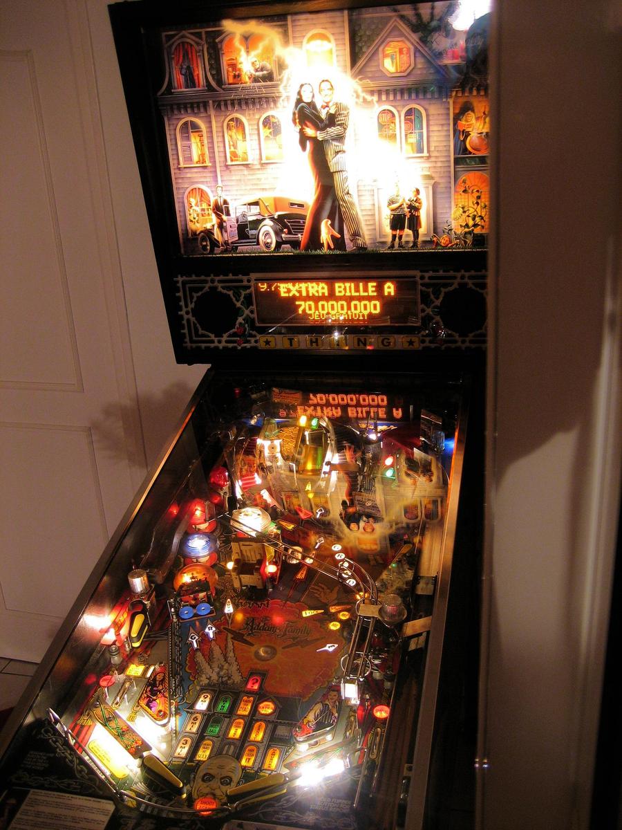 Addams family pinball