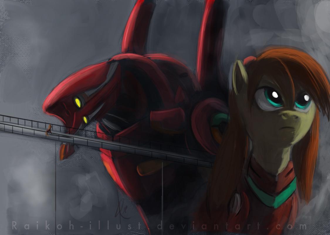 pony evangelion by raikoh illust-d542efv