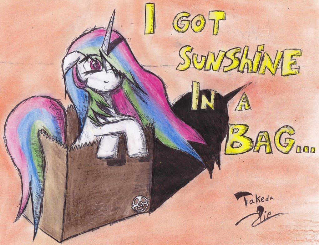 i got sunshine  in a bag by takedapie-d6