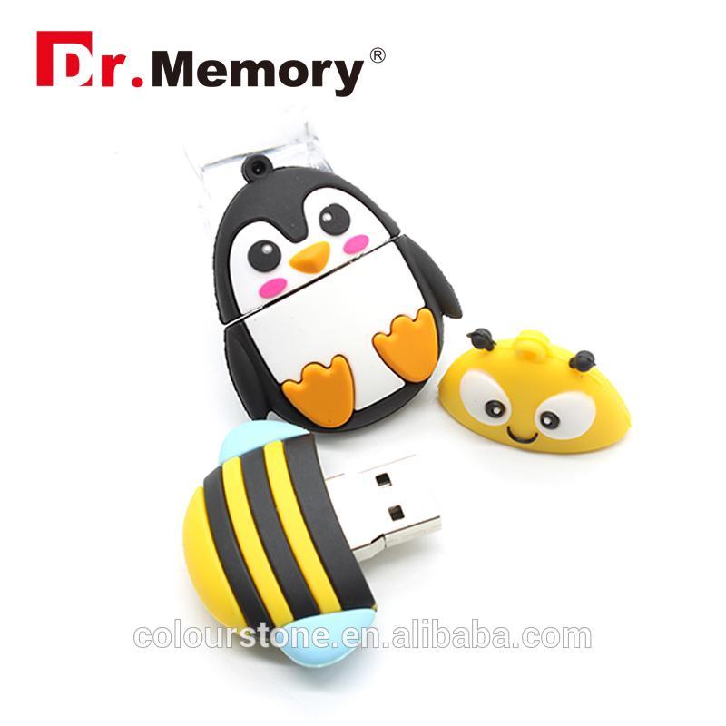 Dr-memory-Soft-cute-bee-penguin-shape