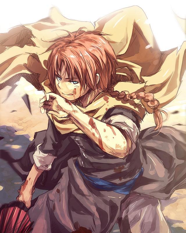 55771 - blood braid gintama grey eyes lo