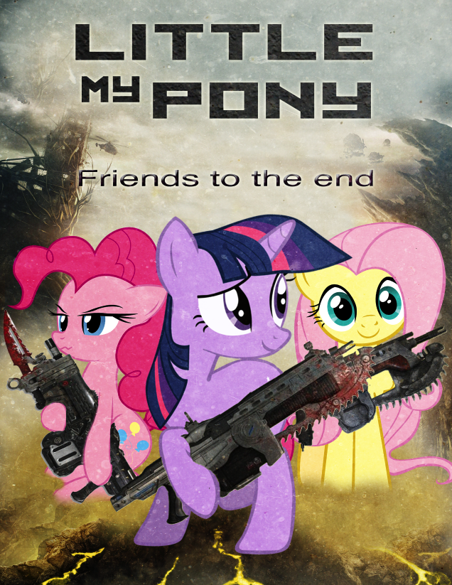 mlp  gears of war 3 by jarredspekter-d4a