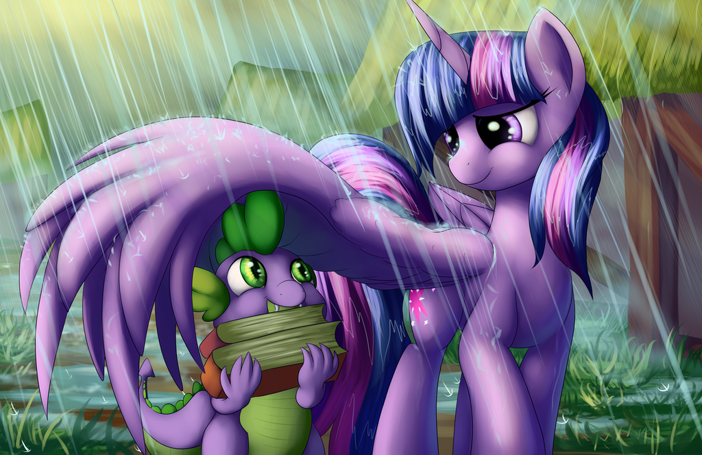 rainy books by grennadder-d8j1hsm