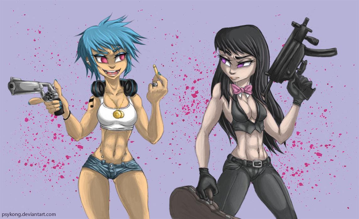 gangs of equestria  vinyl and octavia by