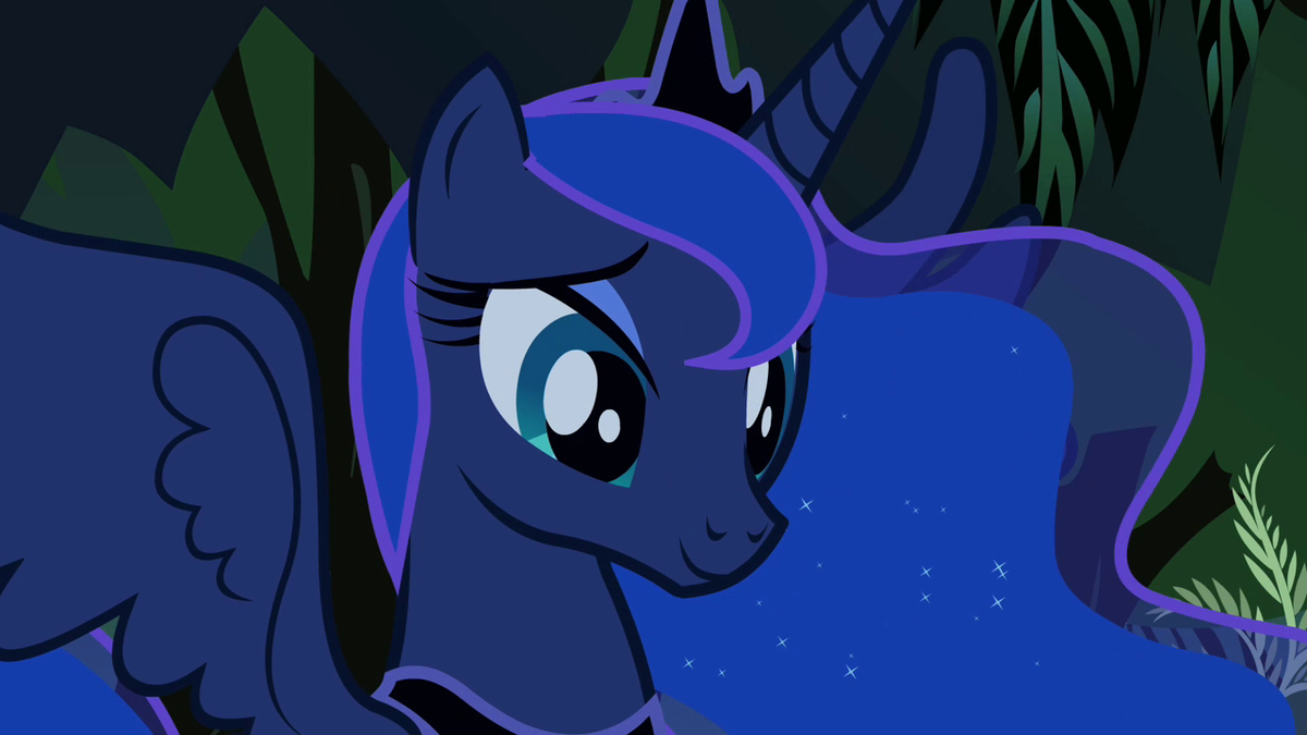 Princess Luna smiling end S2E04