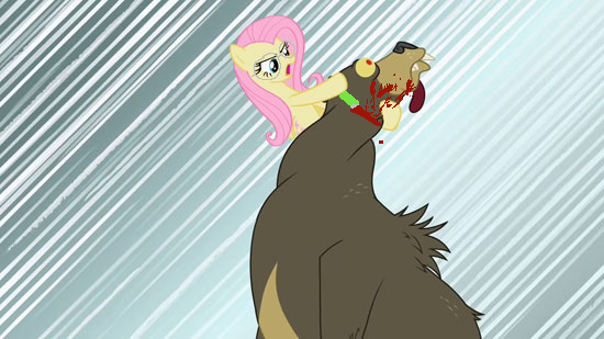 d545bf Fluttershy goes bad