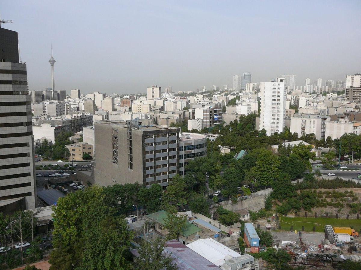 Teheran Hotelaussicht