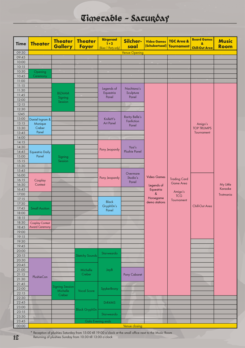 timetable-saturday