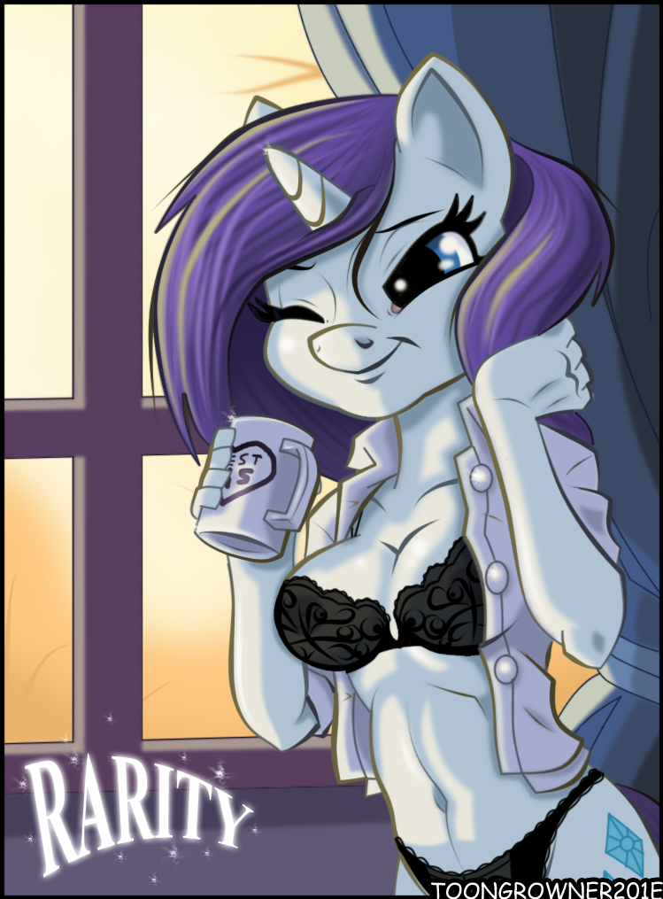 rarity s morning coffee by toongrowner-d