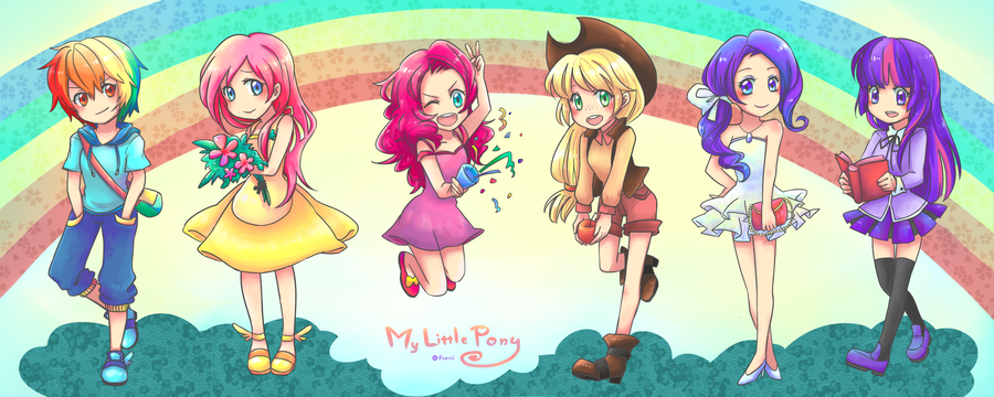   my little pony   ponies humanization b