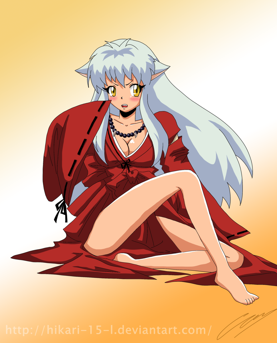  commission  inuyasha girl by hikari 15 