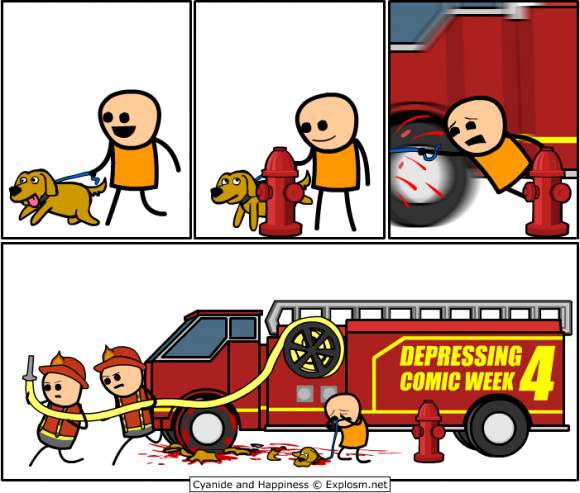 DCW4 firetruck Cyanide and Happiness Del