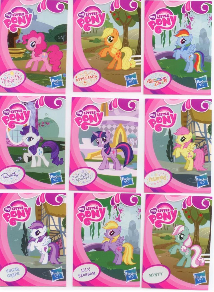 Mystery packs cards fluttershy Hasbro li