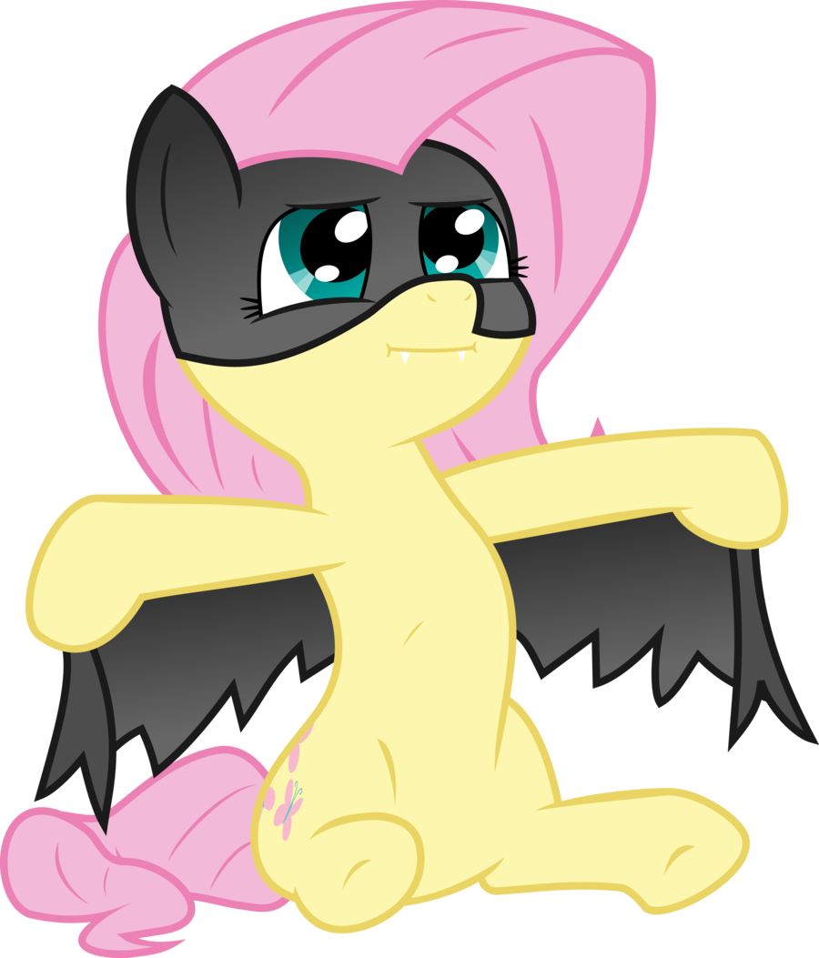 fluttershy the batmare by emedina13-d5ke