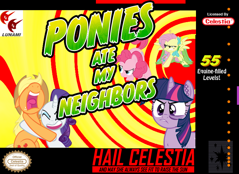 ponies ate my neighbors box art by bc pr