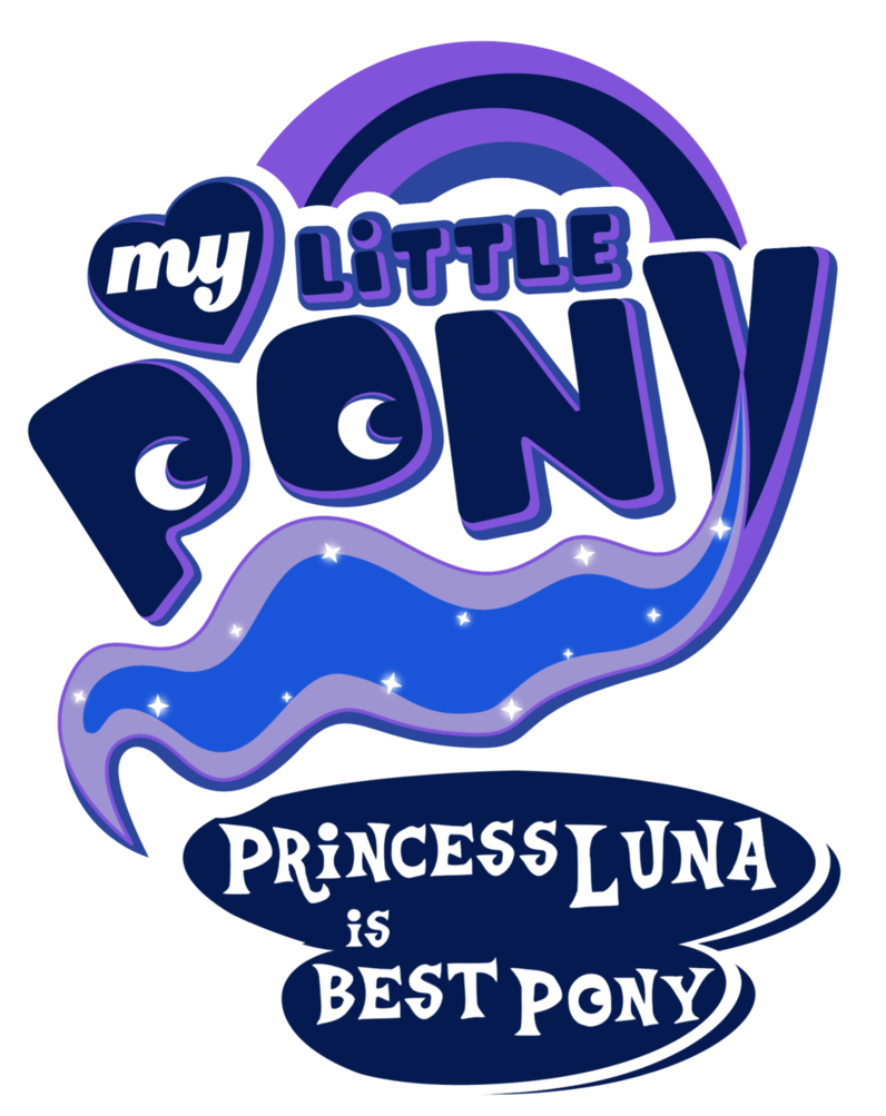 fanart   mlp  my little pony logo   prin