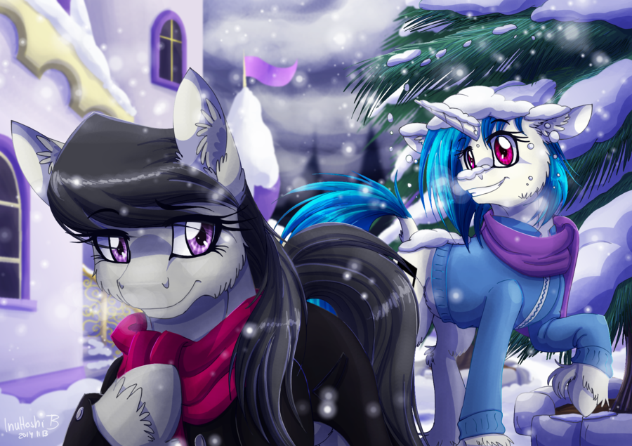 stroll in the snow by inuhoshi to darkpe