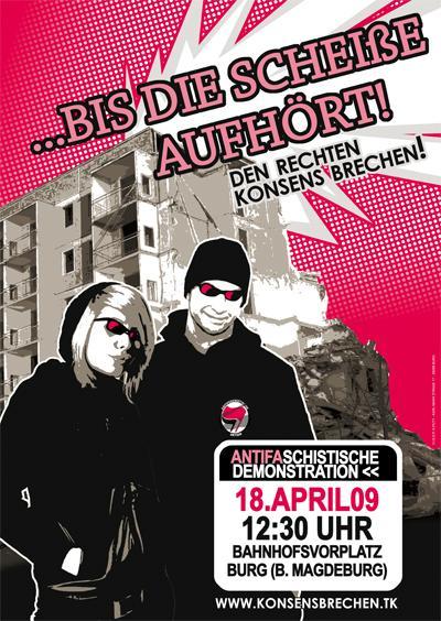 Burg Plakat
