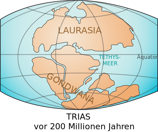 Laurasia Gondwana de