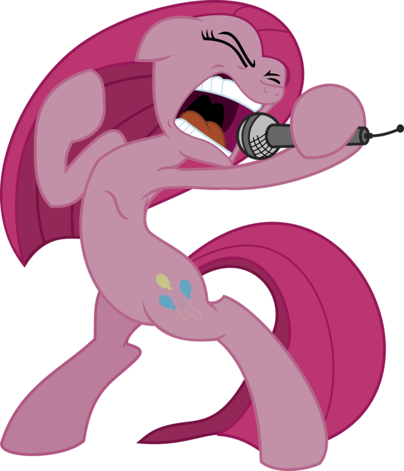 pinkamena singing vector by patekoro-d55