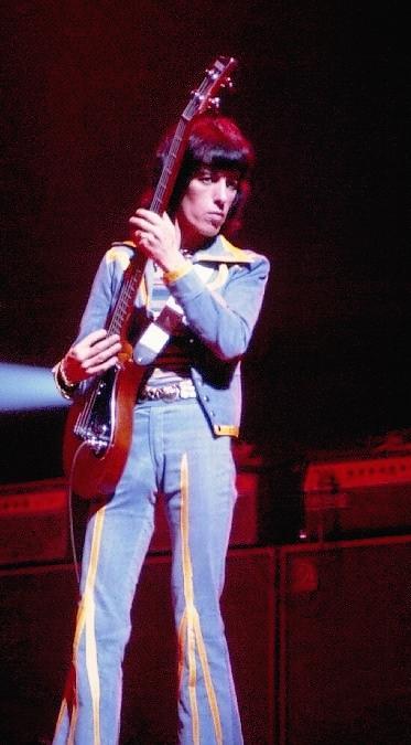 Bill Wyman - Rolling Stones - 1975 cropp