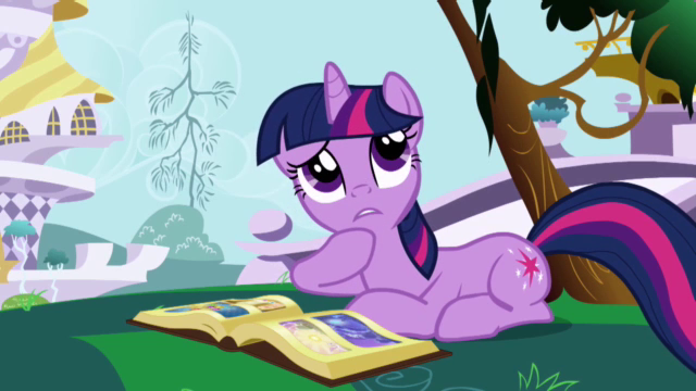 Twilight Sparkle pondering S1E01