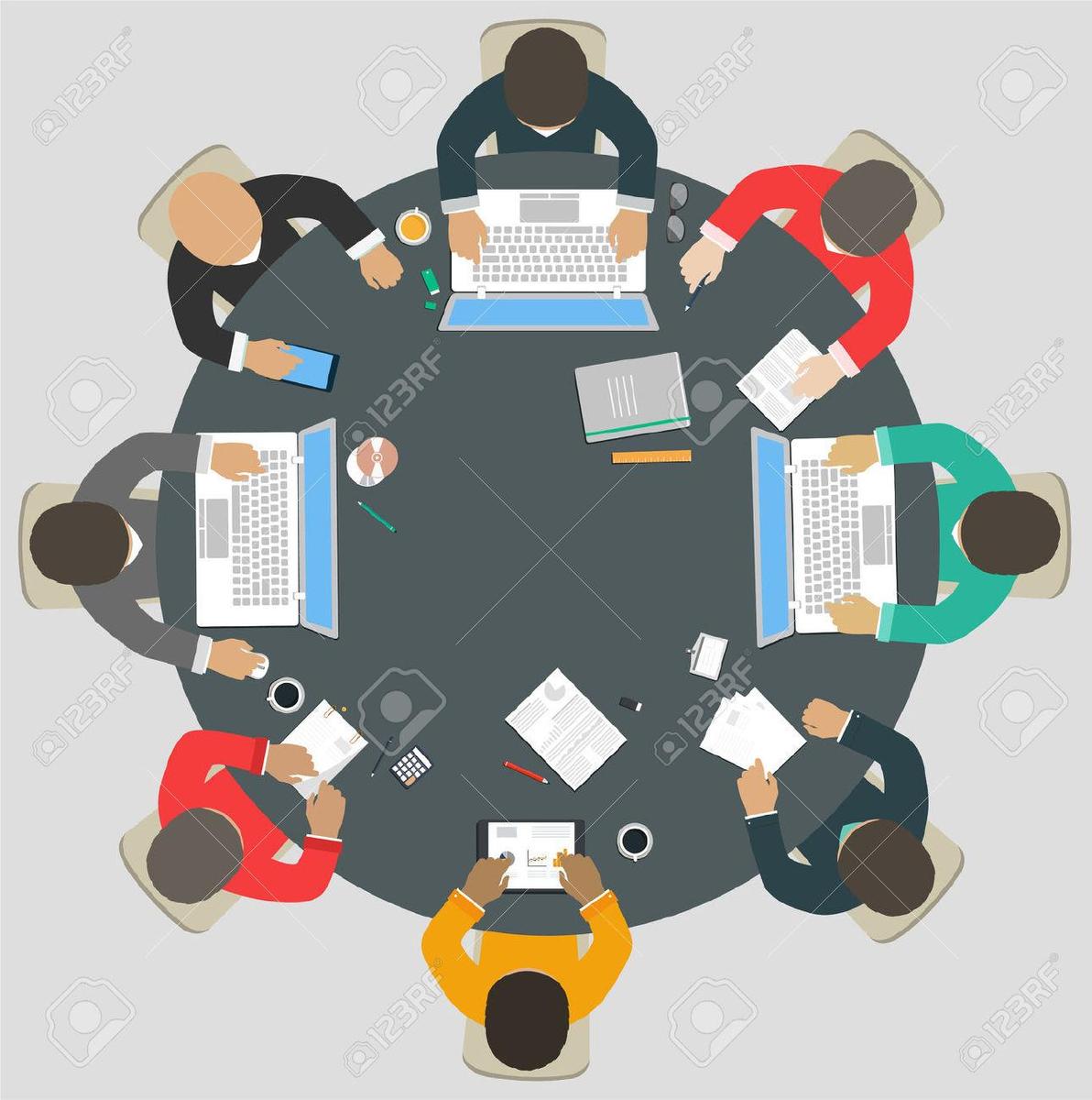 29386712-Teamwork-f-r-Runden-Tisch-Lizen