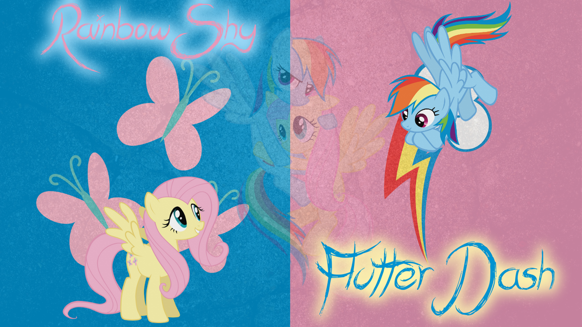 flutterdash rainbowshy wallpaper by cool