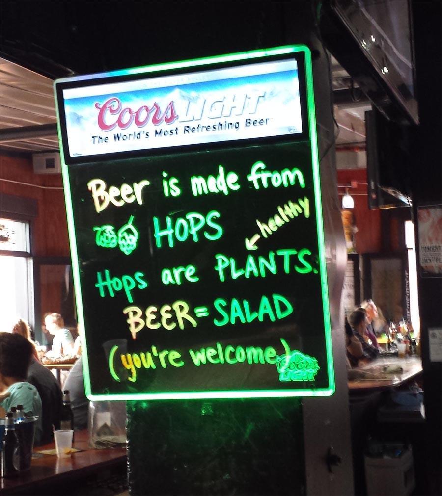 beer-is-salad